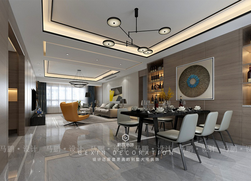 逸翠园-御峰-餐厅设计